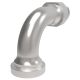 Steel Adapter, 1.00 Inch Code 62 Split Flange To 1-7/16-12 Male O-Ring Face Seal, 90 deg Elbow
