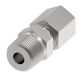 Steel Metric Flareless Fitting, 12.00 mm L Series To 3/8-18 Male NPT