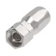 Steel Reusable 1 Wire Braid Reduced Bore Fitting, 1/2-14 Female BSP Swivel, -08 Hose, Straight