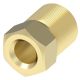 Brass Tube Fitting, 0.38 Inch Tube OD Inverted Flare Tube Nut