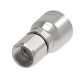 Global TTC 1 & 2 Wire Braid Stainless Steel Crimp Fitting, 7/8-14 Female JIC 37 deg Flare Swivel, -10 Hose, Straight