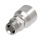 Global TTC 1 & 2 Wire Braid Steel Crimp Fitting, 3/4-14 Male NPT, -12 Hose, Straight