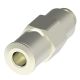 Brass Push>Connect Tube Fitting, 0.13 Inch Tube OD To 10-32 UNF thread Male NPT, Straight
