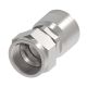 Global TTC 1 & 2 Wire Braid Steel Crimp Fitting, 1-5/8-12 Female JIC 37 deg Flare, -16 Hose, Straight