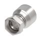 Global TTC 1 & 2 Wire Braid Steel Crimp Fitting, 2-1/2-12 Female JIC 37 deg Flare, -32 Hose, Straight