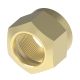 Brass DOT Approved Air Brake Tube Fitting, 0.25 Inch Tube OD Nut