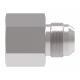 Steel Adapter, M12 x 1.5 Female Metric 24deg (DIN 3901/3902 1.Rh) To 7/16-20 Male JIC 37 deg Flare, Straight