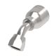 Global TTC 1 & 2 Wire Braid Steel Crimp Fitting, 3/4-16 Female JIC 37 deg Flare Swivel, -08 Hose, 45 deg Elbow