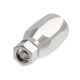 Steel Reusable 1 Wire Braid Reduced Bore Fitting, 0.38 Tube OD, -06 Hose, Straight