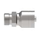 Global TTC 1 & 2 Wire Braid Steel Crimp Fitting, M16 x 1.5 Male German DIN 3902 24 deg Flare Light Duty, -04 Hose, Straight