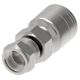 Global TTC 1 & 2 Wire Braid Steel Crimp Fitting, G 1/2 Female JIS 30 deg Flare Swivel, -08 Hose, Straight