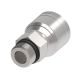 Global TTC 1 & 2 Wire Braid Steel Crimp Fitting, 1-5/16-12 Male SAE O-Ring Boss (Straight Thread O-Ring), -16 Hose, Straight
