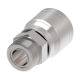 Global TTC 1 & 2 Wire Braid Steel Crimp Fitting, 11/16-16 Male O-Ring Face Seal, -06 Hose, Straight