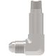 Steel Adapter, 1/4-18 Male NPT To 9/16-18 Male JIC 37 deg Flare, Longer 90 deg Elbow
