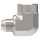 Steel Adapter, 1/2-14 Female NPT To 1-1/16-12 Male JIC 37 deg Flare, 90 deg Elbow