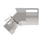 Steel Adapter, 1-11-1/2 Female NPT Swivel To 1-11-1/2 Female NPT, 45 deg Elbow