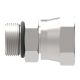 Steel Adapter, 3/8-18 Female NPT Swivel To 3/4-16 Male SAE O-Ring Boss (Straight Thread O-Ring), Straight