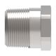 Steel Adapter, 1/8-27 Male NPT Hex Plug