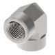 Steel Adapter, 1/2-14 Female NPT To 1/2-14 Female NPT, 90 deg Elbow