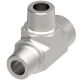 Steel Adapter, 1/2-14 Male NPT Run & Branch To 1/2-14 Female NPT Run, Tee