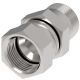 Steel Adapter, 1/2-14 Male NPT To 3/4-16 Female JIC 37 deg Flare Swivel, Straight