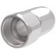 Steel Reusable 1 Wire Braid Reduced Bore Three-Piece Fitting, 1-5/16-12 Female JIC 37 deg Flare Swivel, -16 Hose, Straight