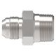 Steel Adapter, 2-11-1/2 Male NPT To 2-1/2-12 Male JIC 37 deg Flare, Straight