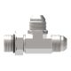 Steel Adapter, 1-1/16-12 Male SAE O-Ring Boss (Straight Thread O-Ring) Run To 1-1/16-12 Male JIC 37 deg Flare Run & Branch, Tee