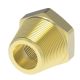 Brass Adapter, 1/2-14 Male NPT To 1/8-27 Female NPT, Bushing