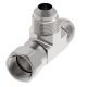 Steel Adapter, 3/4-16 Female JIC 37 deg Flare Swivel Run To 3/4-16 Male JIC 37 deg Flare Run & Branch, Tee