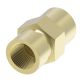 Brass Adapter, 3/8-18 Female NPT To 1/4-18 Female NPT, Straight