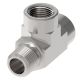 Steel Adapter, 1/2-14 Male NPT Run To 1/2-14 Female NPT Run & Branch, Tee