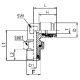 Brass Push Tube Fitting, 0.50 Inch Tube OD To 3/8 NPT Male Swivel, 90 deg Elbow