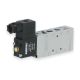 L2 Series 4-Way Solenoid Operated Pneumatic Valve, Double Solenoid Air Pilot, Detent w/Flush Locking Override, 1/4 Inch NPT Ports, 110 VAC Coil, Up To 79