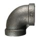 Malleable Iron Pipe Fitting, 3 Inch 90 deg Elbow