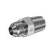 Steel Adapter, 2-11-1/2 Male NPT To 1-7/8-12 Male JIC 37 deg Flare, Straight
