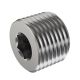 Steel Adapter, 1-1/2-11-1/2 Male NPT Countersunk Hex Plug