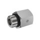 Steel Adapter, 1-1/16-12 Male SAE O-Ring Boss (Straight Thread O-Ring) To 7/16-20 Female SAE O-Ring Boss (Straight Thread O-Ring), Straight