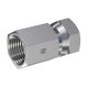 Steel Adapter, 1/2-14 Female NPT Swivel To 3/8-18 Female NPT, Straight