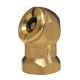 Brass Tire Inflator Ball Foot Chuck 1/4