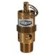 Standard Duty Brass Safety Pop-Off Valve, 1/4 NPT Port, 175.00 Pre-Set Pressure, 106 SCFM Capacity