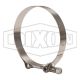 TBC Series Stainless Steel T-Bolt Band Clamp, 0.75 Inch Width, 4.53 To 4.84 Inch Diameter