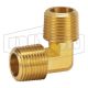 Brass Adapter, 1/2-14 Male NPT To Male NPT, 90 deg Elbow