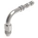 E-Z Clip Series Fitting, 7/8-18 Male O-Ring (Short Pilot), -10 Hose, 90 deg Elbow