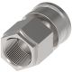 HK Series Industrial Interchange Series B Steel Hydraulic Quick Disconnect, Female Half, -06 Coupling, 3/8-18 Female NPT