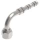 E-Z Clip Series Fitting, 3/4-16 Female O-Ring (Long Pilot), -08 Hose, 90 deg Elbow