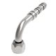 E-Z Clip Series Fitting, 1-1/16-14 Female O-Ring (Short Pilot), -12 Hose, 90 deg Elbow