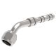 E-Z Clip Series Fitting, 7/8-14 Female O-Ring (Short Pilot), -10 Hose, 45 deg Elbow