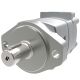 2000 Series Geroler Motor, 6.20 cu in/rev, 2 Bolt SAE A Mounting Flange, 1 in. Straight Keyed Shaft, 7/8-14 St.Thd. O-Ring Ports, Low Gloss Black Paint