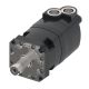 4000 Series Geroler Motor, 19.00 cu in/rev, 4 Bolt SAE B Mounting Flange, 1-1/4 in. Straight Keyed Shaft, 1-1/16-12 St.Thd. O-Ring Ports,